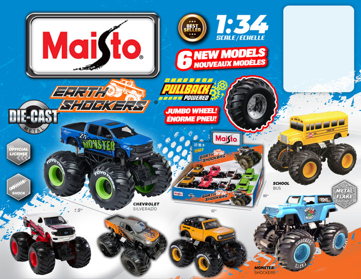 Maisto Earth Shockers 4.5" Assortment