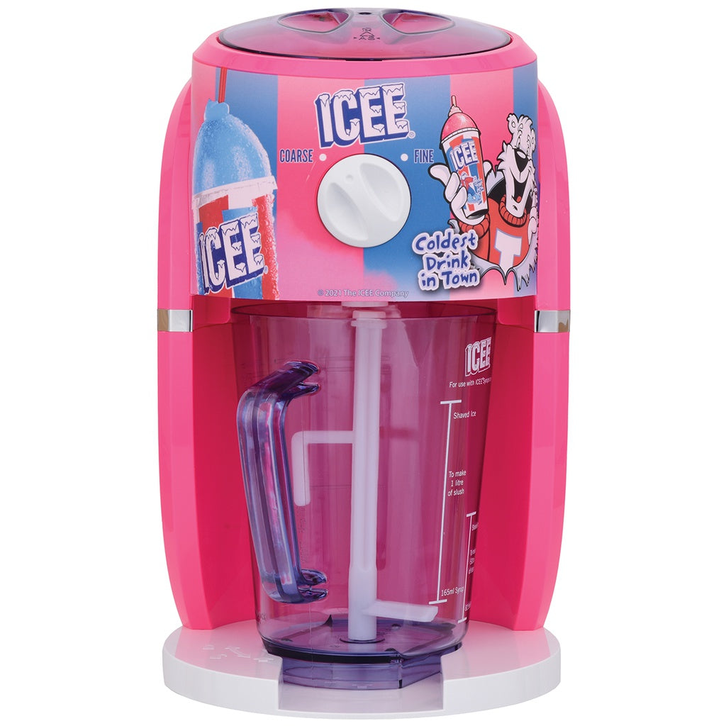 Icee Pink Shaved Machine with Syrup, Cups and Straws