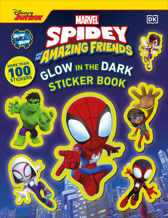 Marvel Spidey & His Amazing Friends Glow Sticker Book