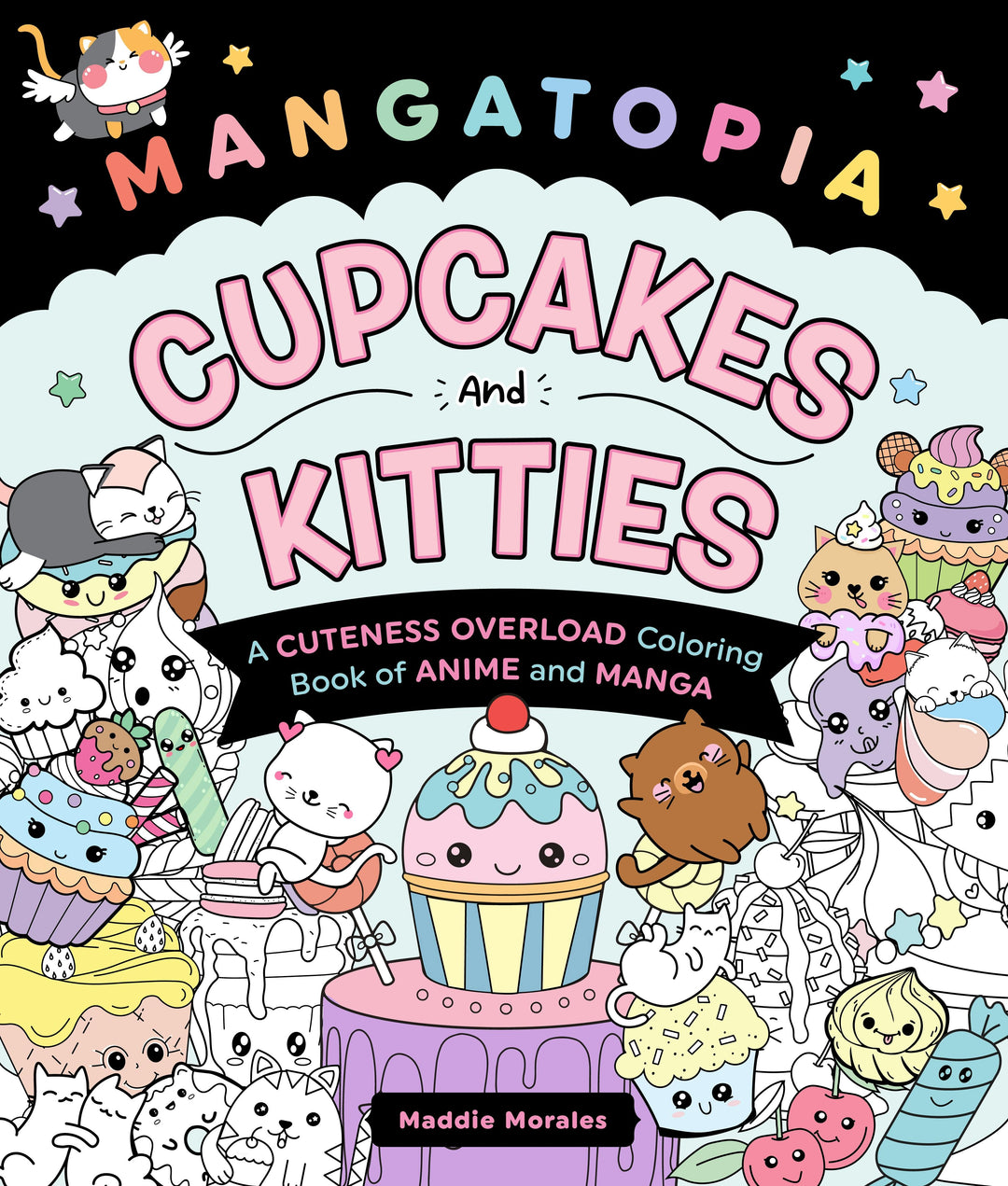 Mangatopia: Cupcakes & Kitties Coloring Book