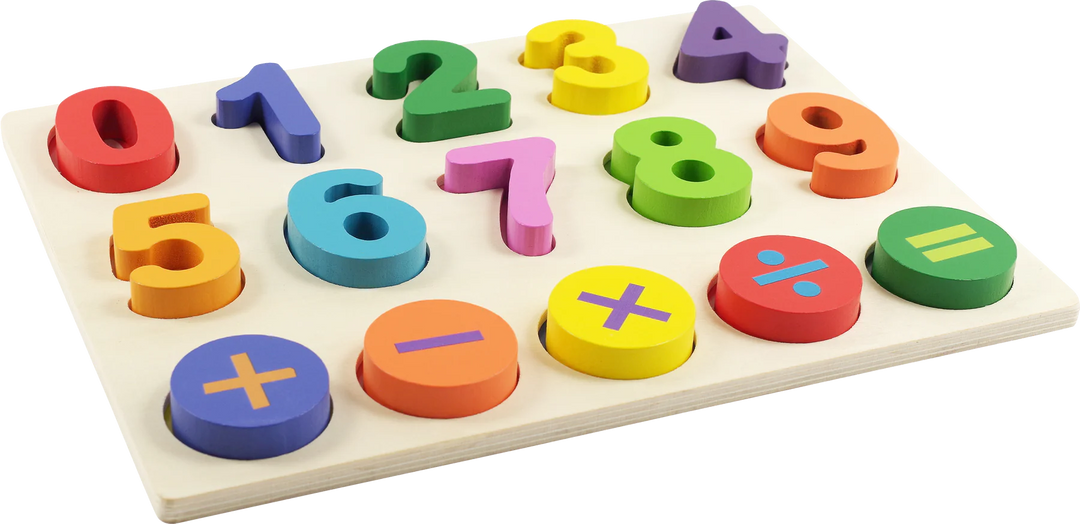 Wooden Puzzle Numbers