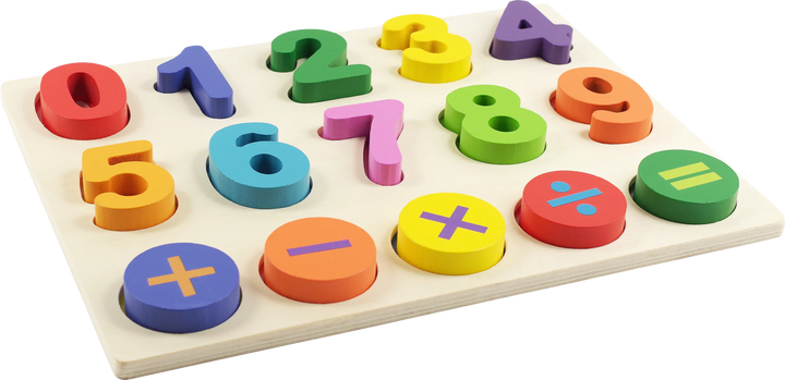 Wooden Puzzle Numbers