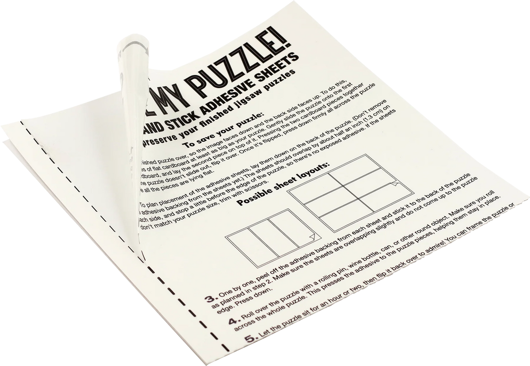 Save My Puzzle Adhesive Sheets