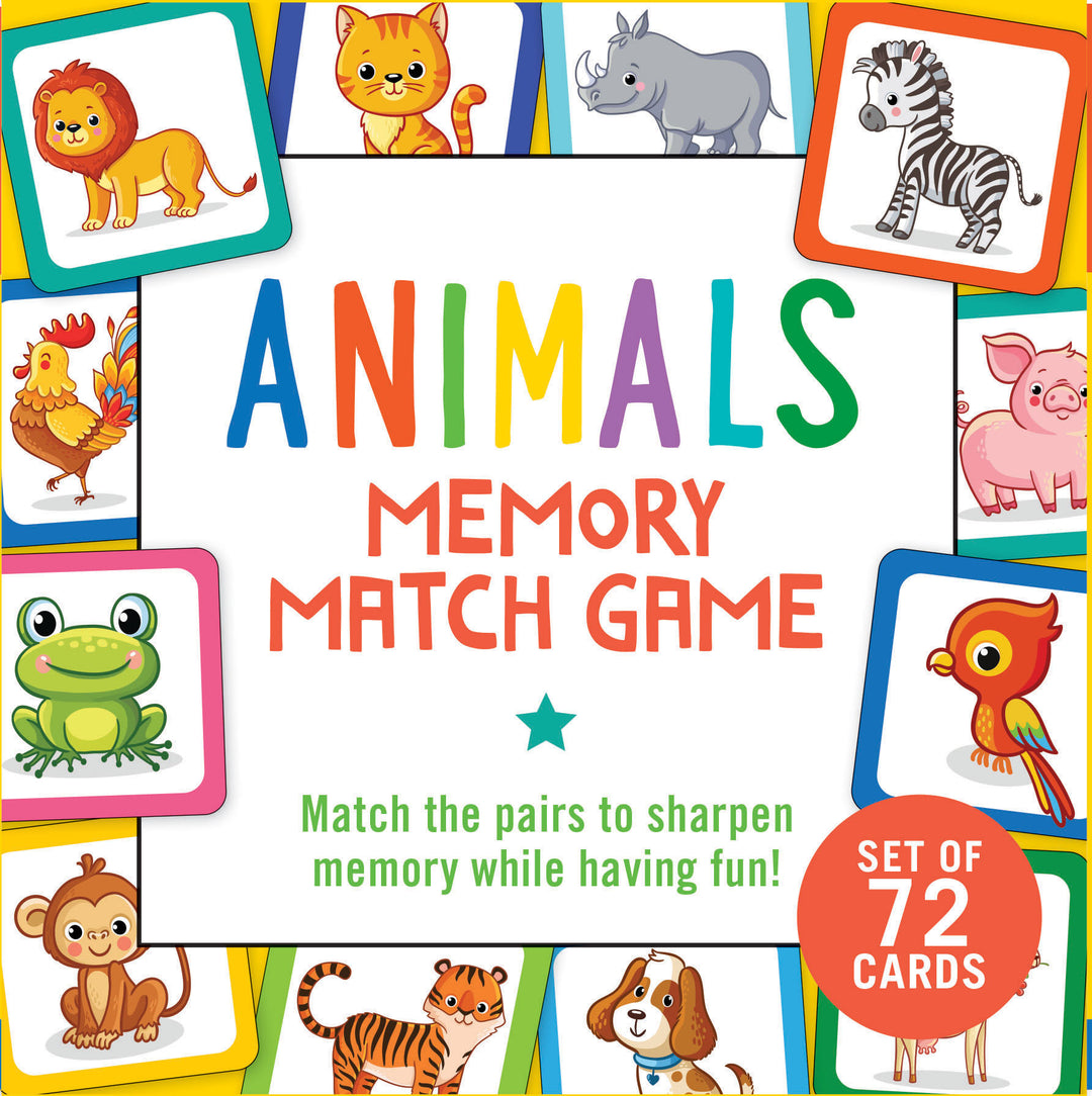 Animals Memory Match Game