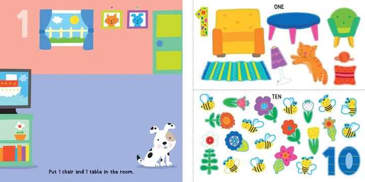 Numbers My First Sticker Book