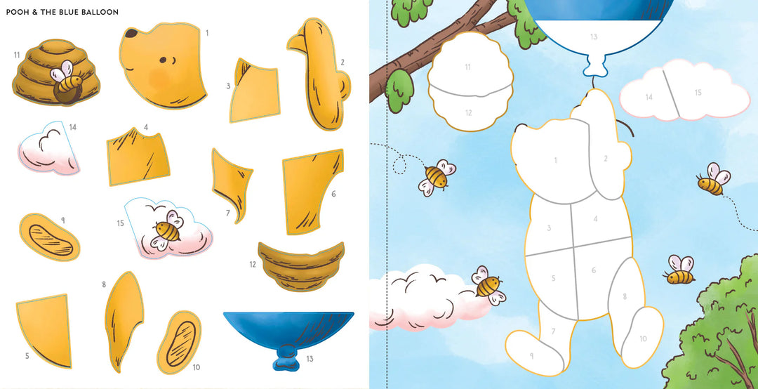 Winnie-the-Pooh Color-By-Sticker