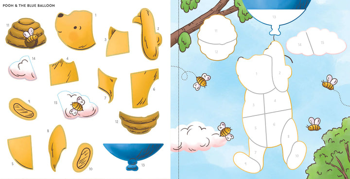 Winnie-the-Pooh Color-By-Sticker