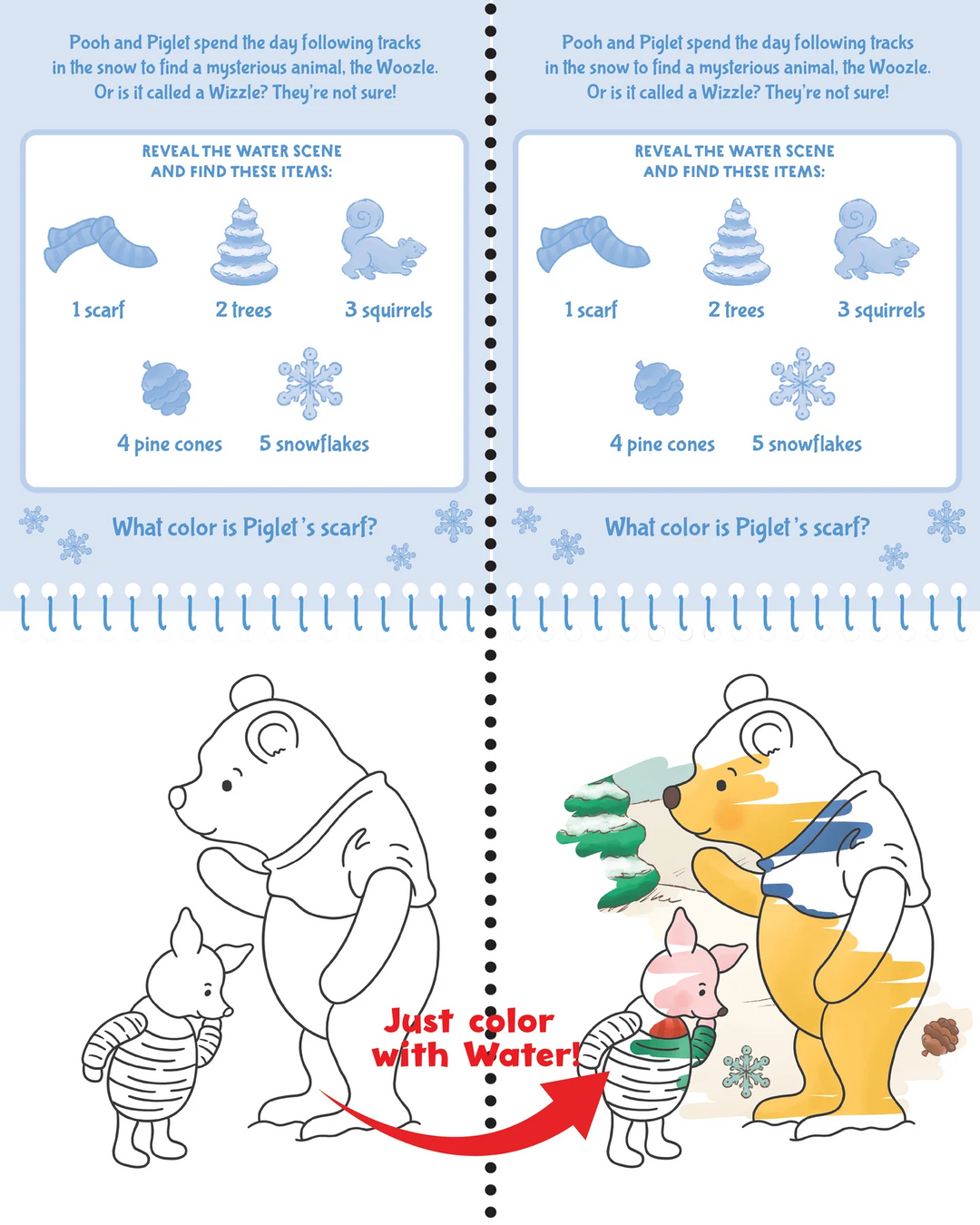 Colour With Water - Winnie The Pooh