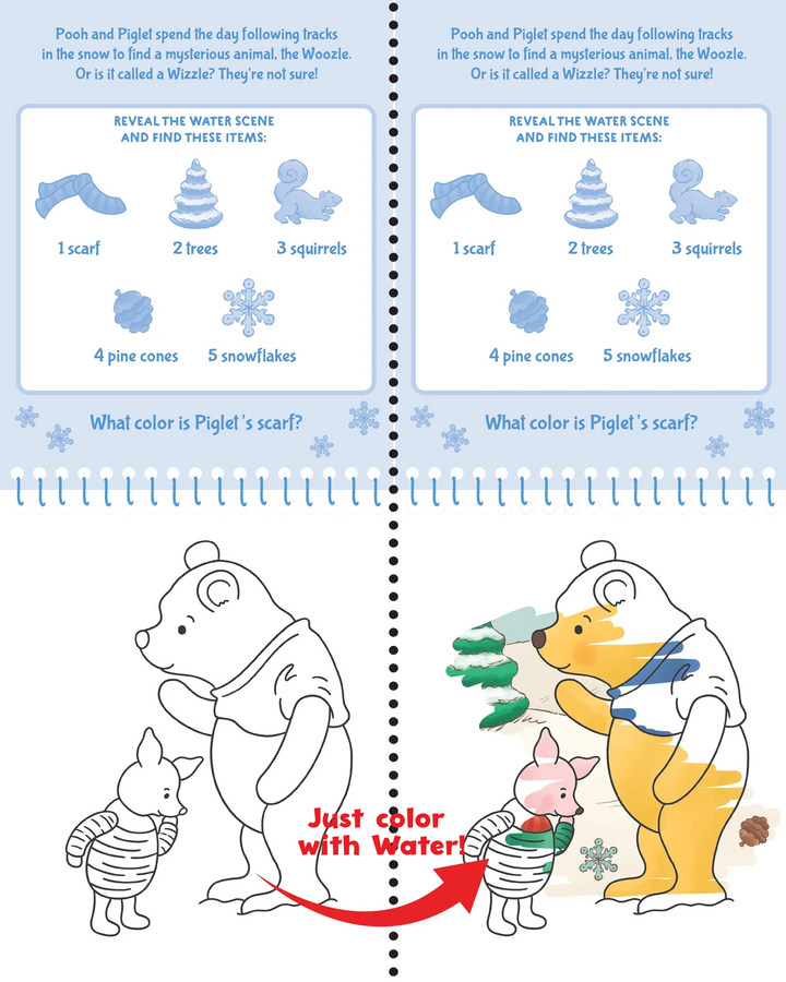 Colour With Water - Winnie The Pooh