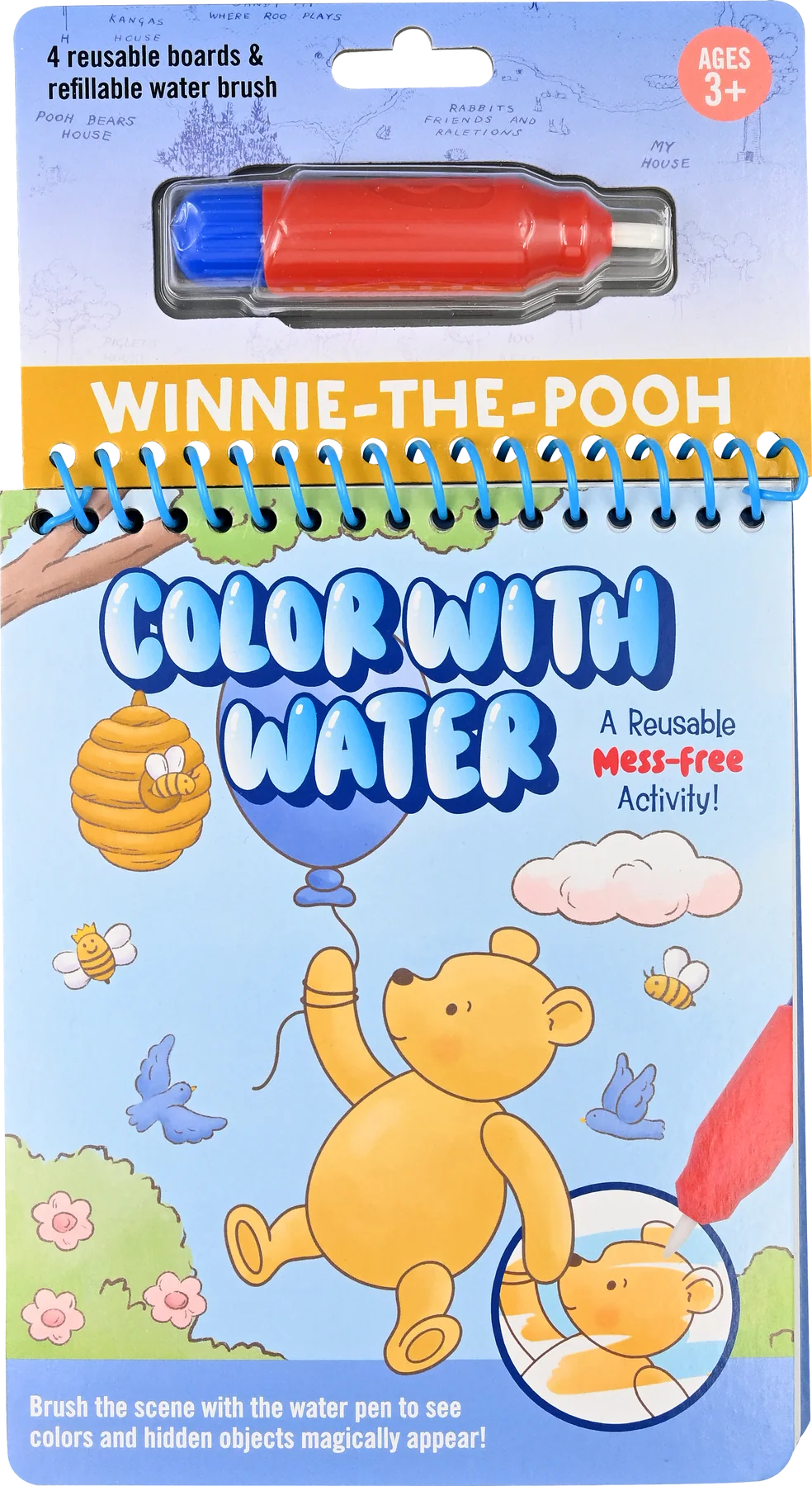 Colour With Water - Winnie The Pooh