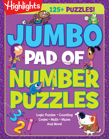 Jumbo Pad Of Number Puzzles