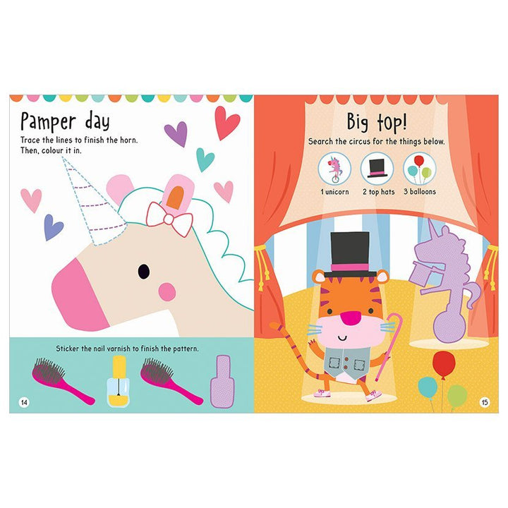 Big Stickers For Little Hands Pink Activity Book