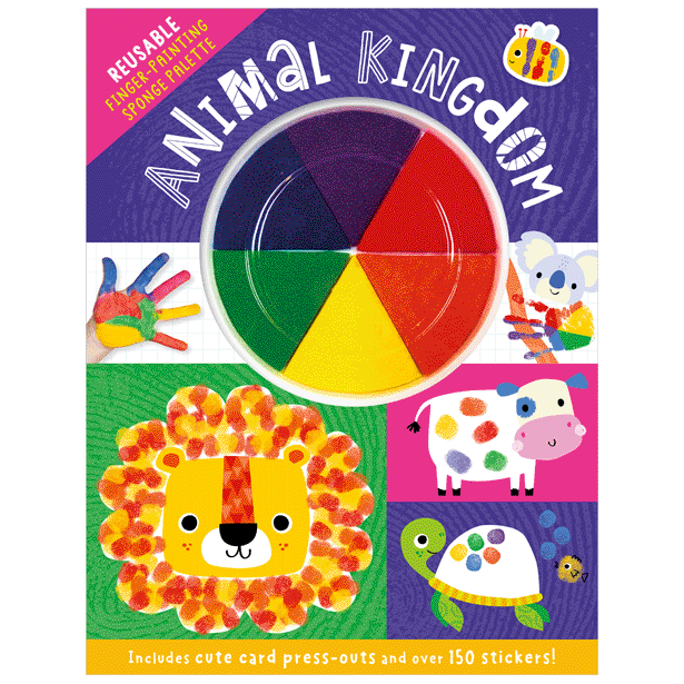 Animal Kingdom Finger Painting Activity Book