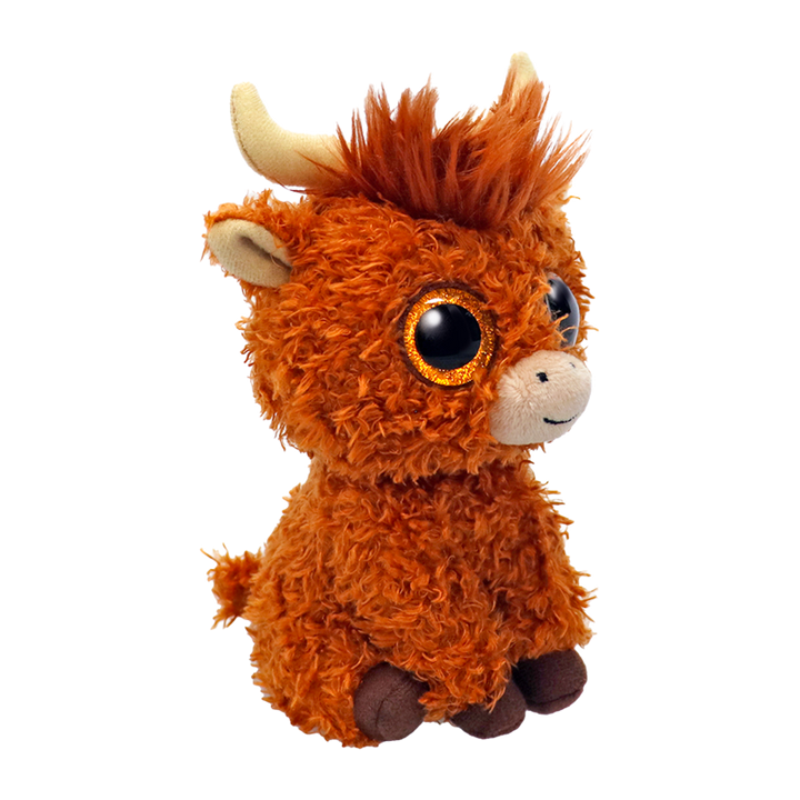 Ty Beanie Boo Alfie Highland Cow 6" Plush