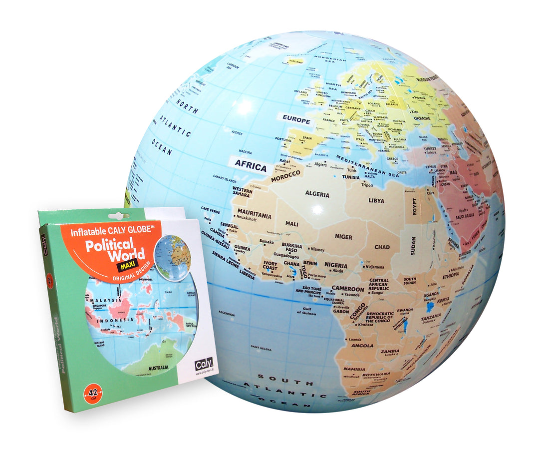 Inflatable Globe: Political World 16.5"