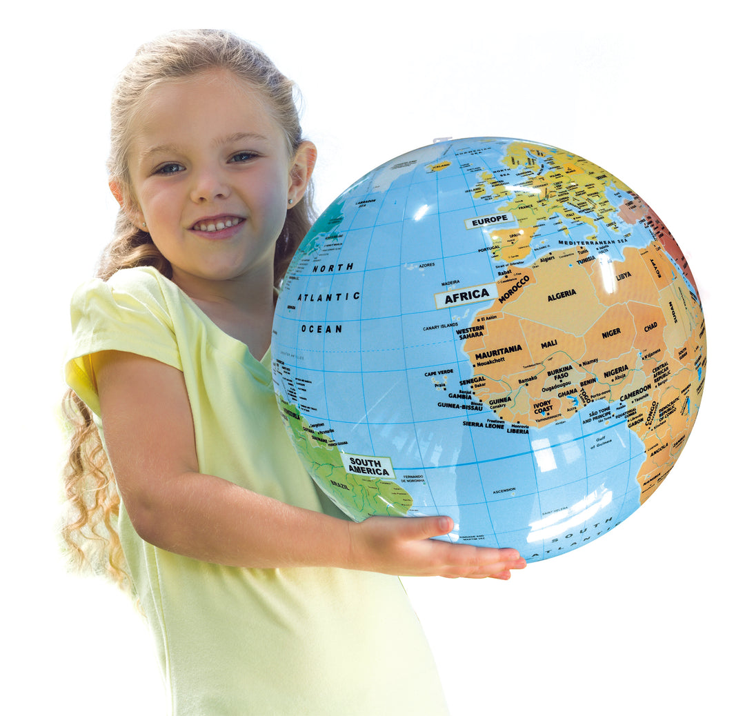 Inflatable Globe: Political World 16.5"