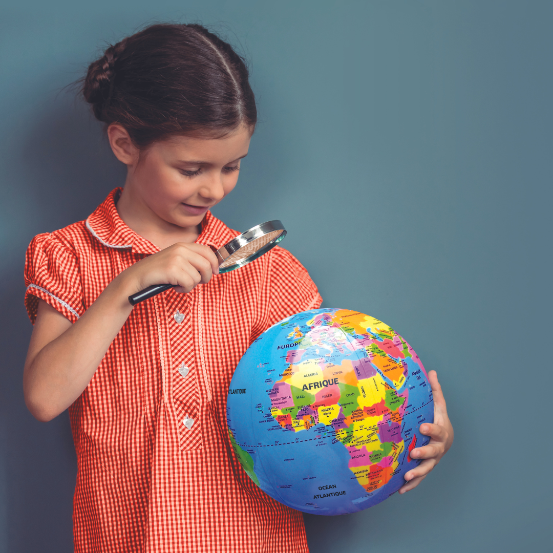 Inflatable Globe: Our World Classic Globe 12"