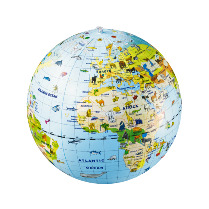 Inflatable Globe: Animal Maxi Globe 20"