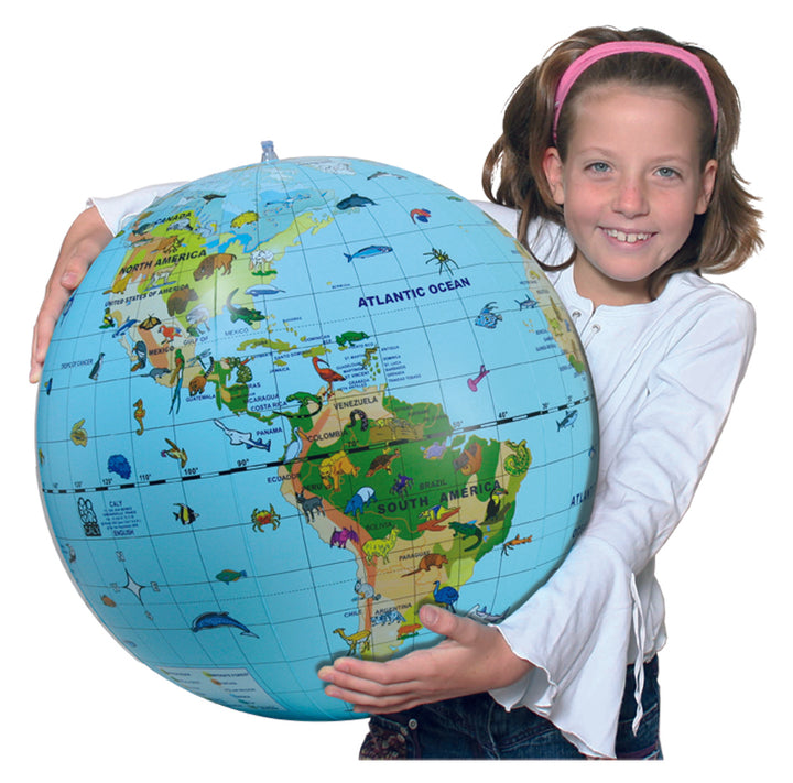 Inflatable Globe: Animal Maxi Globe 20"