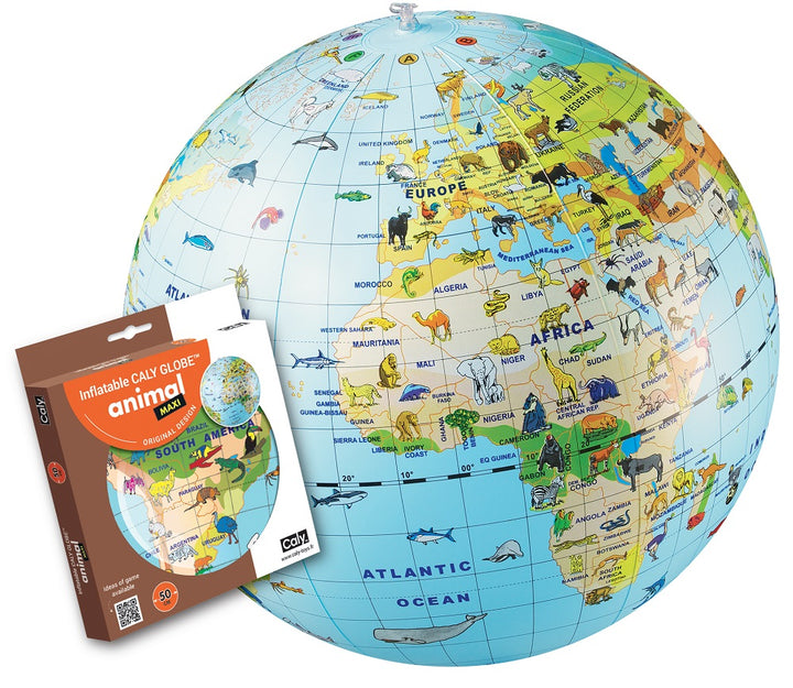 Inflatable Globe: Animal Maxi Globe 20"