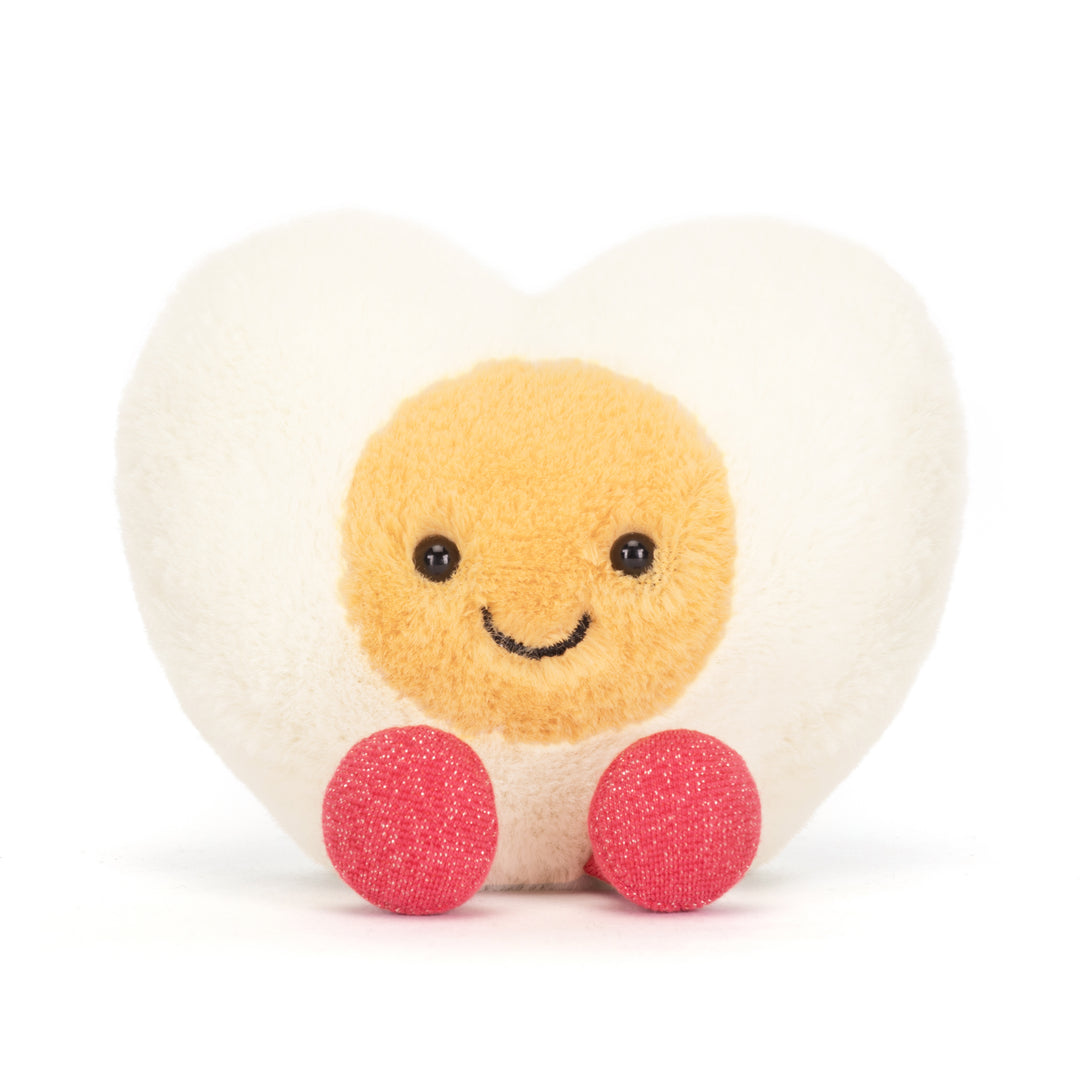 Jellycat Amuseables Heart Boiled Egg - LIMIT ONE PER CUSTOMER