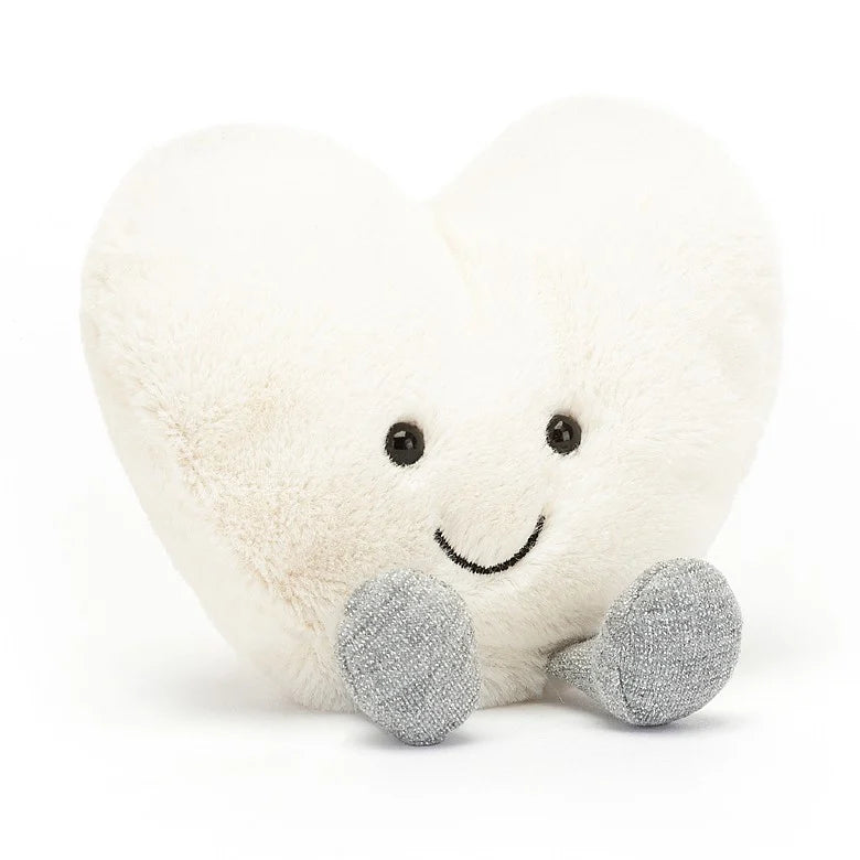 Jellycat Amuseable Cream Heart Small