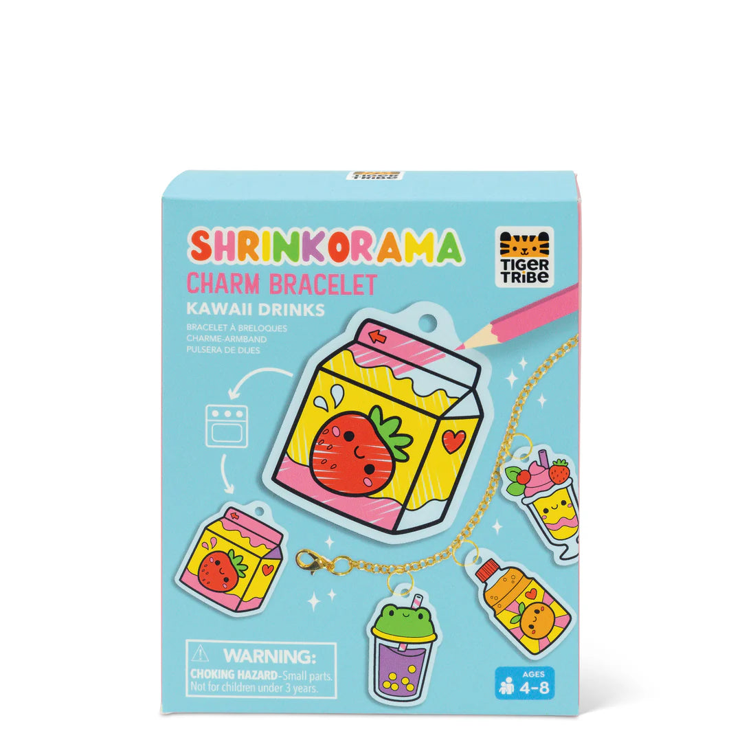 Shrinkorama Kawaii Drinks Charm Bracelet Kit