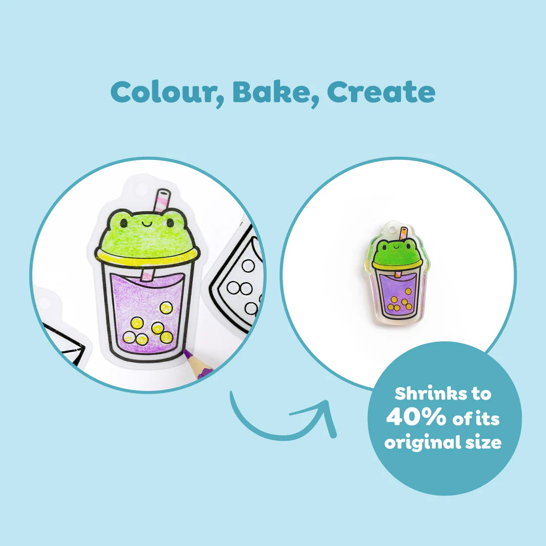 Shrinkorama Kawaii Drinks Charm Bracelet Kit