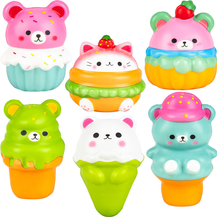 Slow Rise Snack Animal Squishies