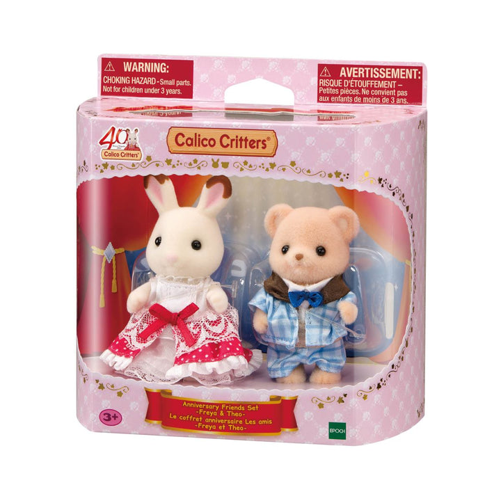 Calico Critters Anniversary Friends Set -Freya &amp; Theo