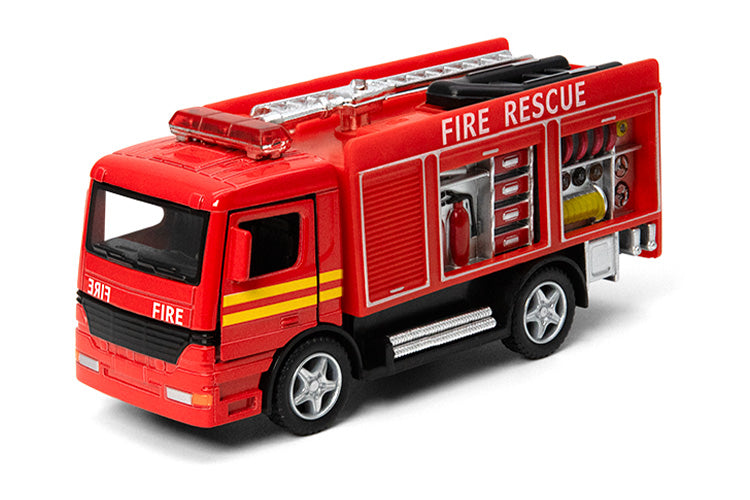Kinsmart 5" Rescue Fire Engine Die Cast Pull Back Vehicle