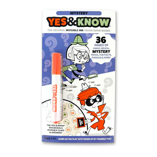 The Original Yes &amp; Know® Invisible Ink Trivia Game Books