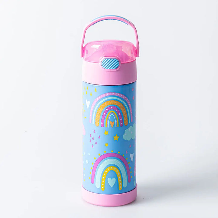 Thermos FUNtainer® Bottle W/ Carry Handle & Straw 14oz- Assorted Designs