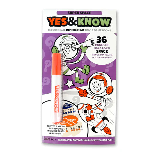 The Original Yes &amp; Know® Invisible Ink Trivia Game Books