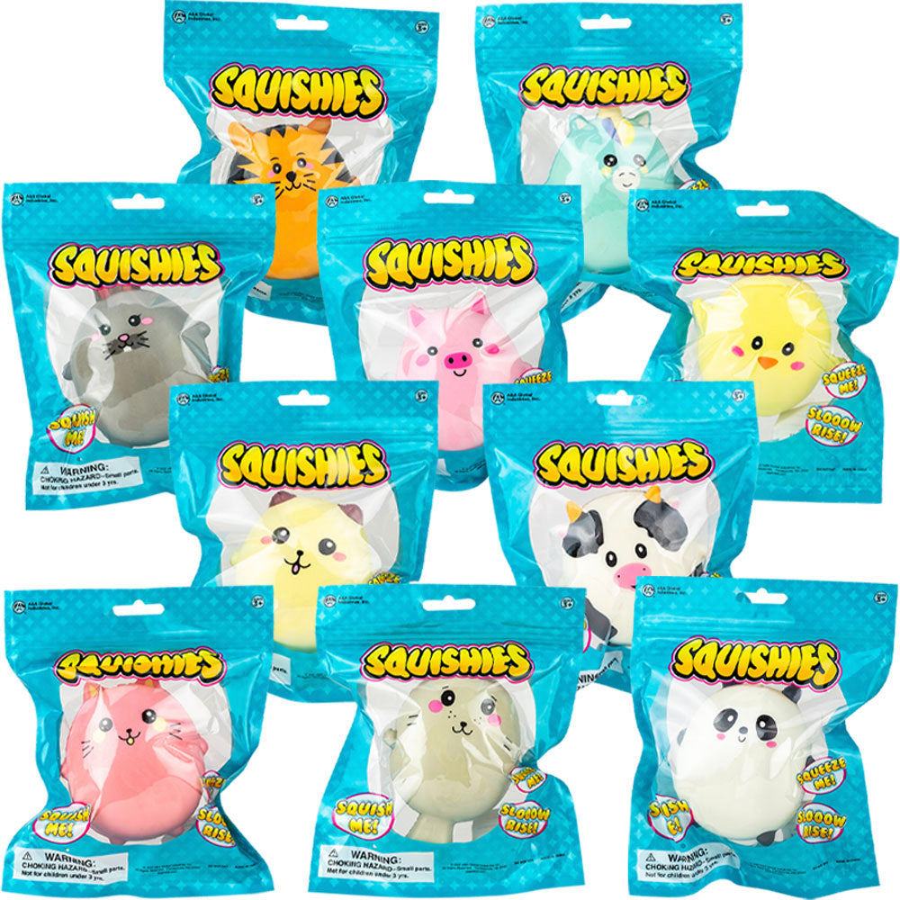 Slow Rise Egg Shaped Animal Squishies