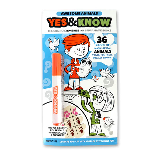 The Original Yes &amp; Know® Invisible Ink Trivia Game Books