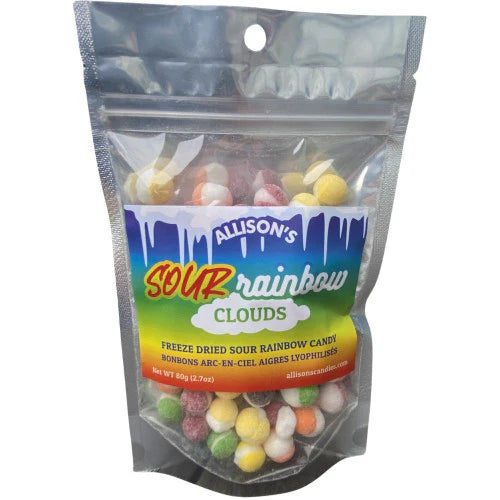 Sour Rainbow Clouds Freeze Dried Sour Rainbow Candy