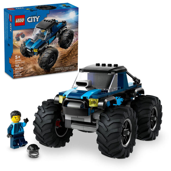 Lego City Blue Monster Truck