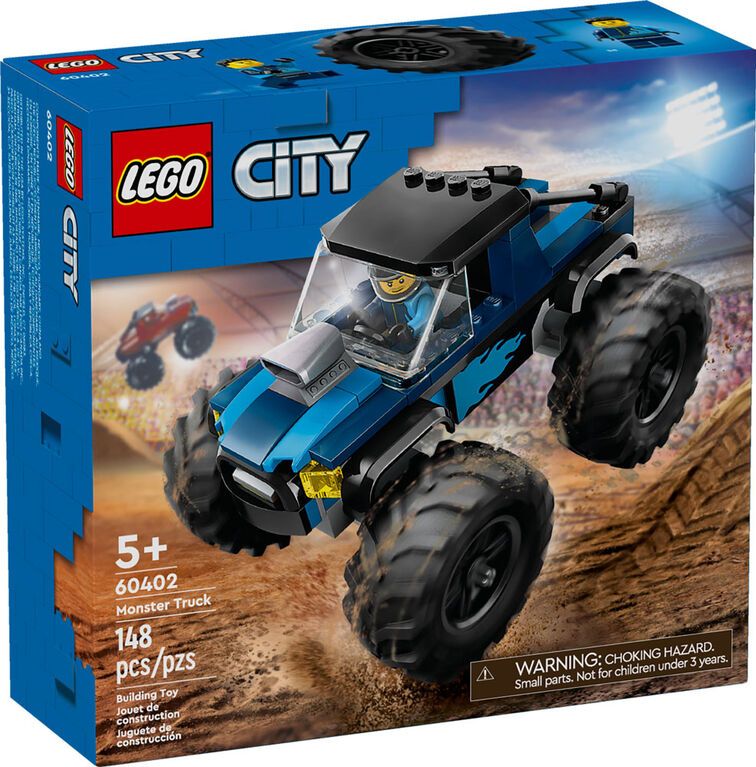 Lego City Blue Monster Truck