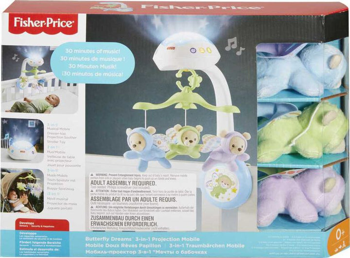 Fisher Price Butterfly Dreams 3-In-1 Projection Mobile