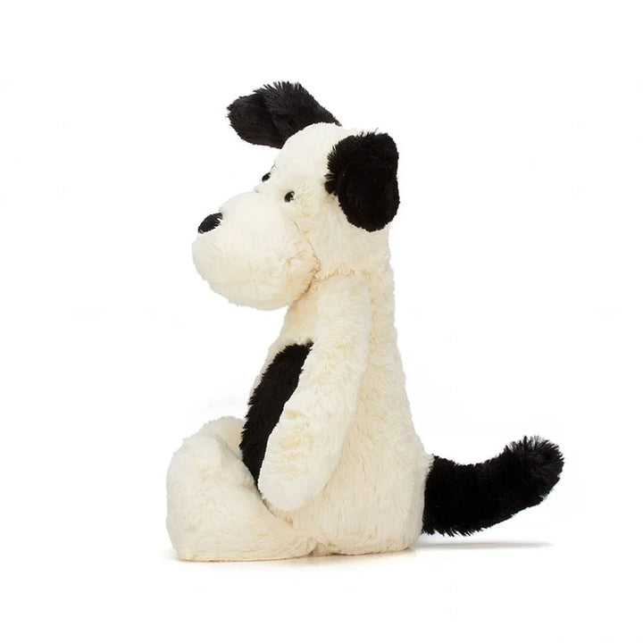 Jellycat Bashful Black & Cream Puppy Original