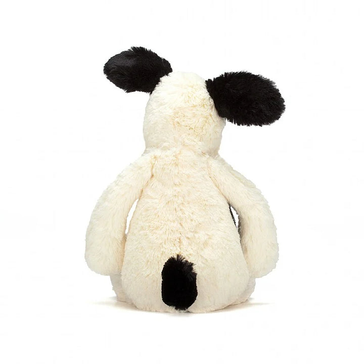 Jellycat Bashful Black & Cream Puppy Original