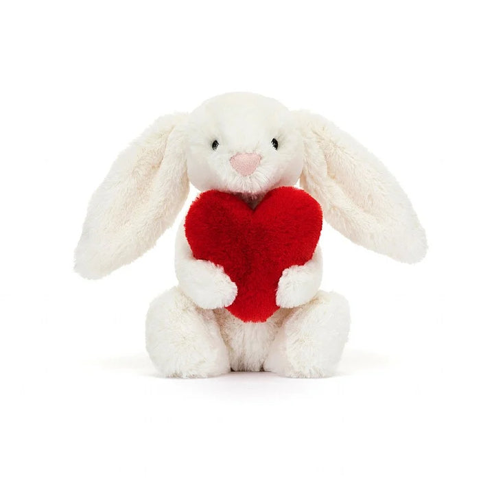 Jellycat Bashful Red Love Heart Bunny Little