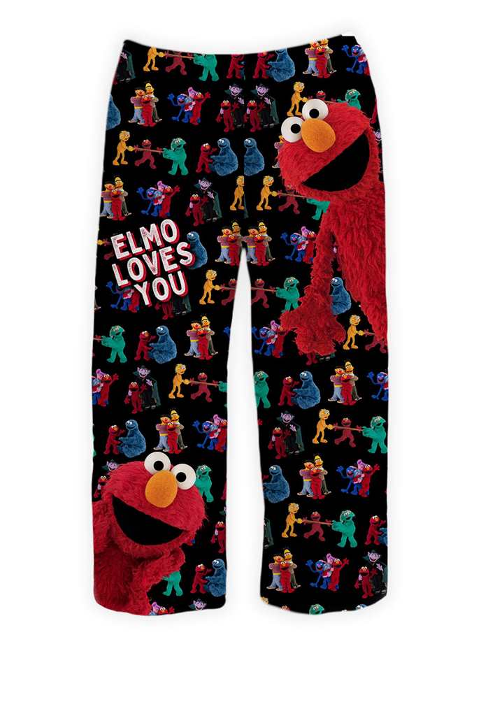 Elmo Loves You Lounge Pants- Brief Insanity