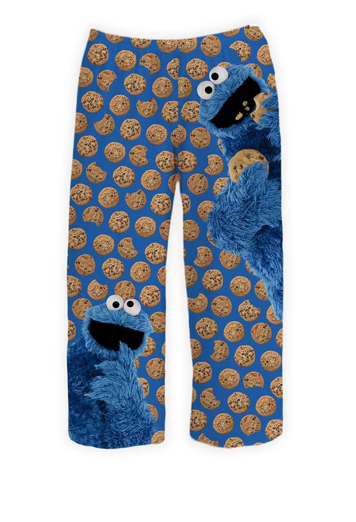 Cookie Monster Lounge Pants- Brief Insanity