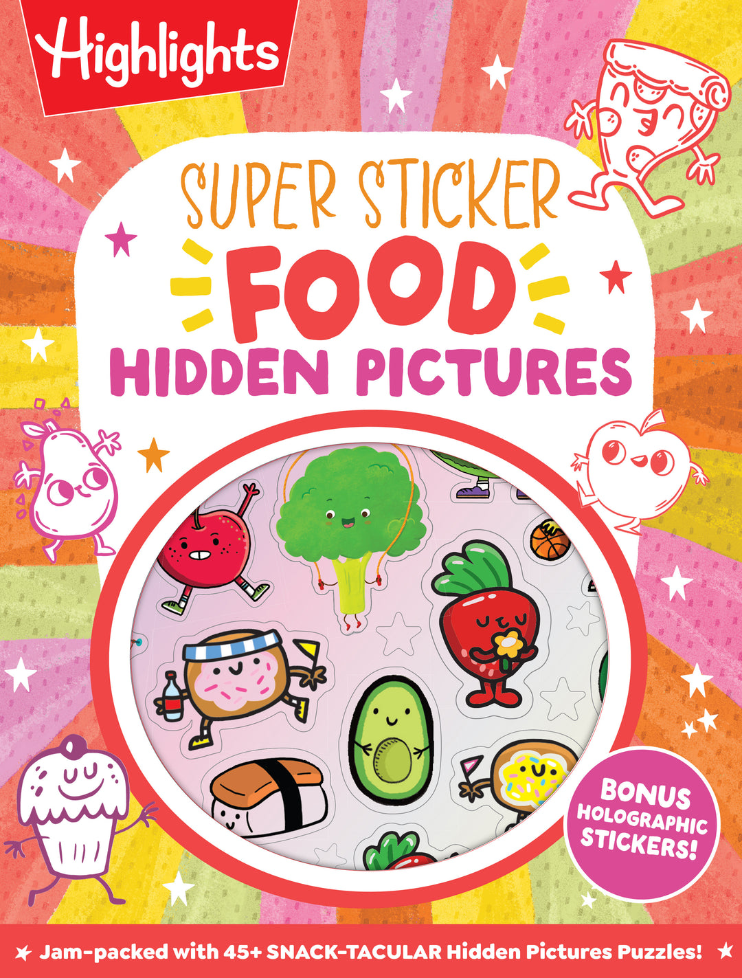 Super Sticker Food Hidden Pictures Activity Book