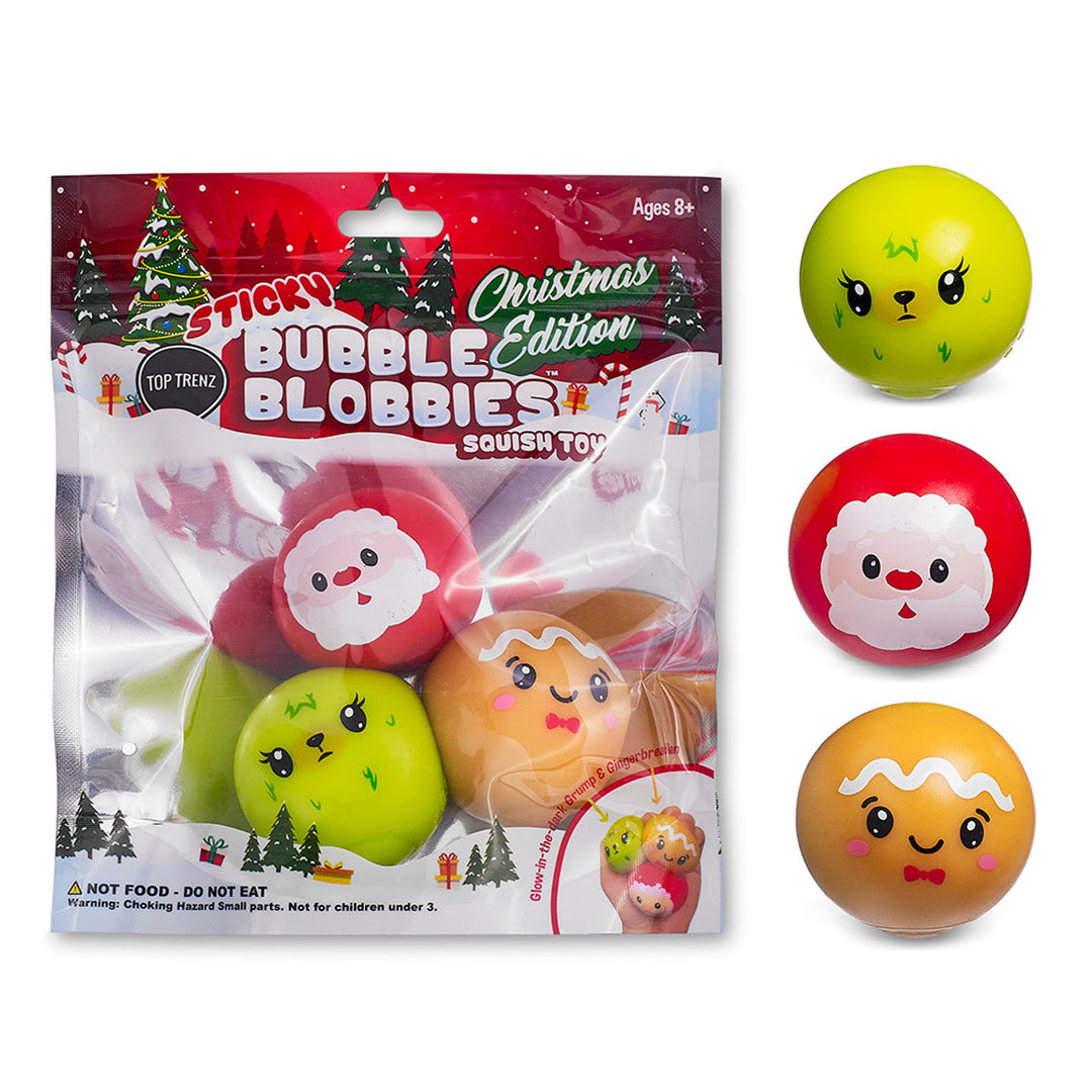 Top Trenz Sticky Bubble Blobbies Christmas Edition