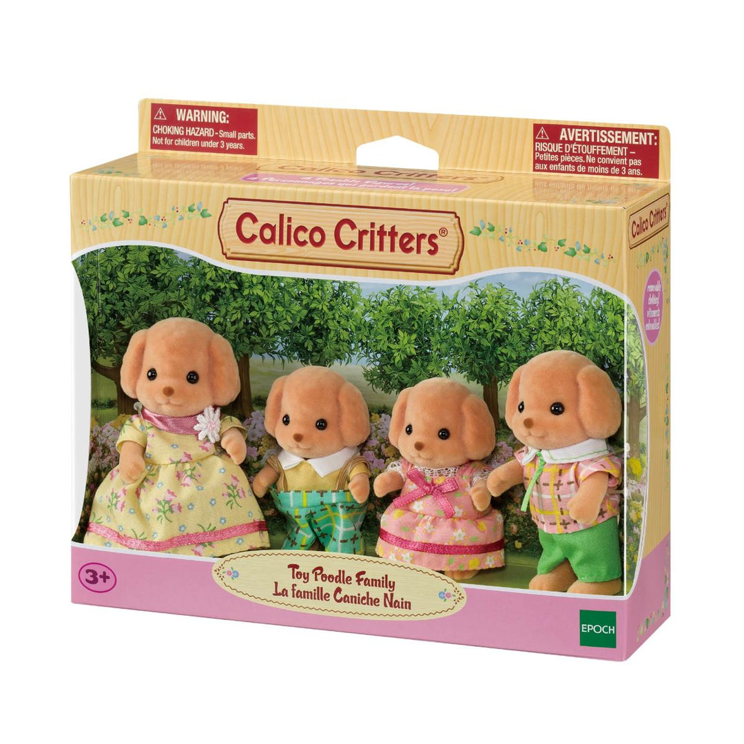 Calico Critters Toy Poodle Family