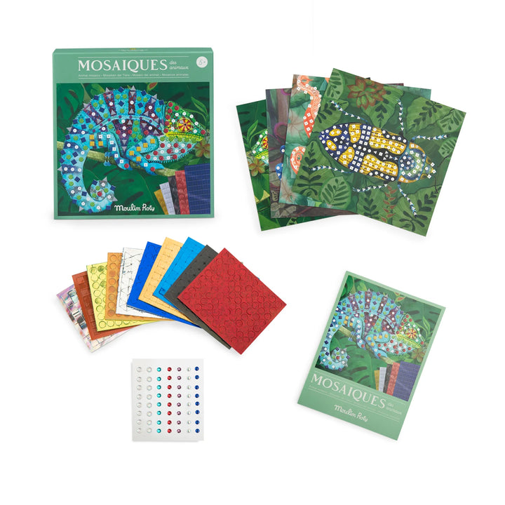 Tout autour du monde - Mosaic Craft Kit by Moulin Roty