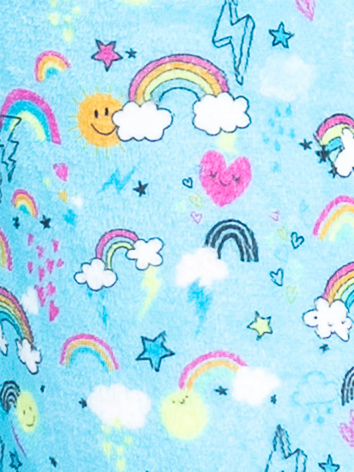 Preppy Goose Rainbow Plush Loungewear Pant